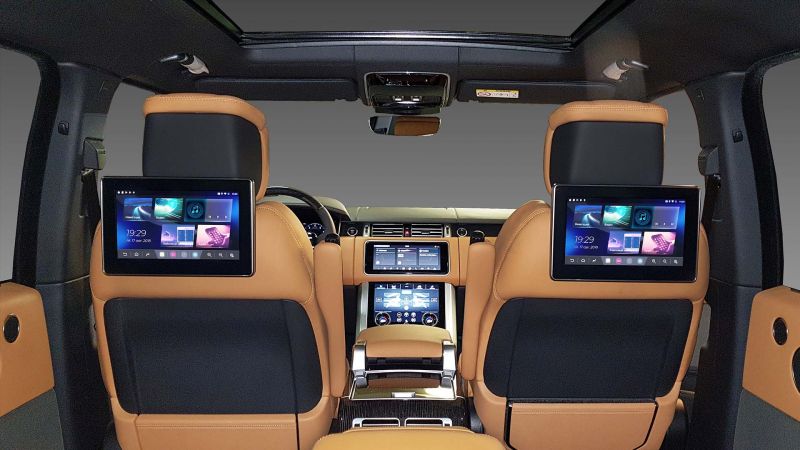 Connecting to the rear monitors Range Rover New TV set-top boxes with Android 7.1.2 (HDMI)  ― Car smart factory